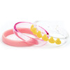 Chicks Bangles, Yellow & Pink - Bracelets - 1 - thumbnail