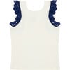 Vest Friend Top, Porcelain - Blouses - 3