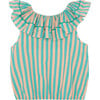 Peak Flow Top, Just Peachy & The Pool Stripe Seersucker - Blouses - 1 - thumbnail