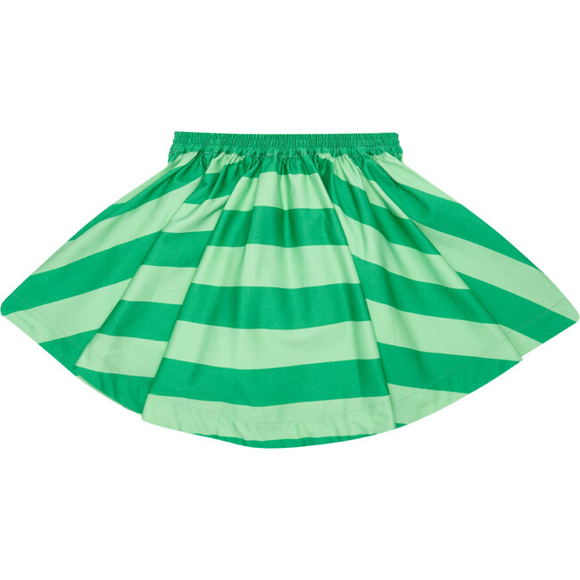 In Full Swing Skirt, Cricket Green & Cucumber Stripe - Skirts - 3