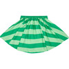 In Full Swing Skirt, Cricket Green & Cucumber Stripe - Skirts - 3