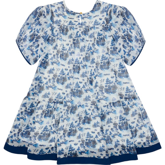 Float Your Boat Dress, Willow Pattern - Dresses - 3