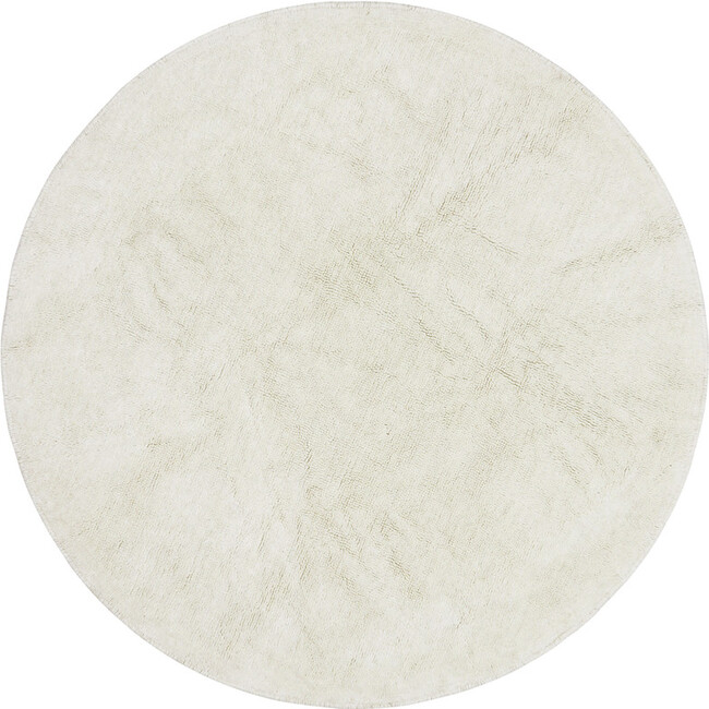 Woolable Round Rug Dia 5' 11", Natural