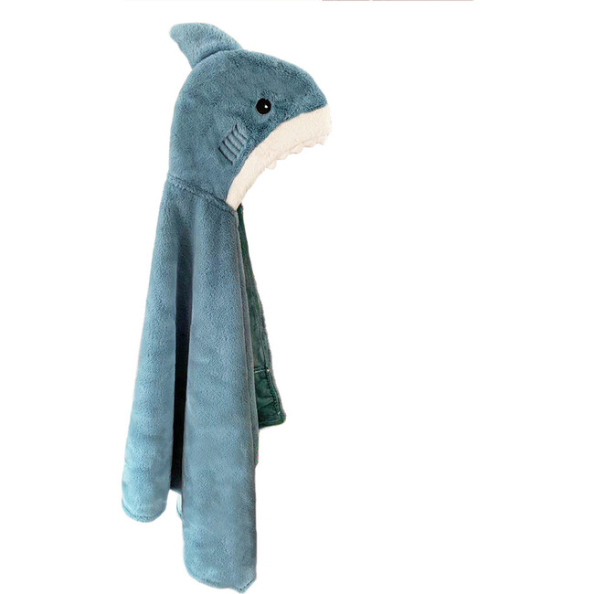 Seaborn Shark Hooded Blanket - Blankets - 3