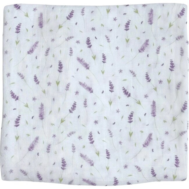 Bamboo Muslin Swaddle Blanket, French Lavender