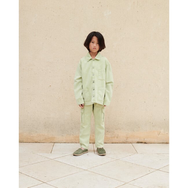 Koa Overshirt, Matcha Green - Shirts - 4