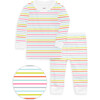 The Organic Long Sleeve Pajama Set, Sydney Stripe - Pajamas - 1 - thumbnail