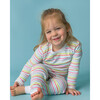 The Organic Long Sleeve Pajama Set, Sydney Stripe - Pajamas - 2