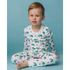 The Organic Long Sleeve Pajama Set, Recycling Trucks - Pajamas - 2