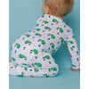 The Organic Zipper Footie, Recycling Trucks - Footie Pajamas - 2 - thumbnail