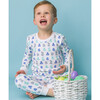 The Organic Long Sleeve Pajama Set, Bunny Tails - Pajamas - 2