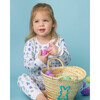 The Organic Long Sleeve Pajama Set, Bunny Tails - Pajamas - 3