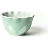 Speckled Rabbit Ears Ruffle Appetizer Bowl Sage - Tabletop - 1 - thumbnail