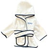 Terry Velour Children's Robe, Navy - Robes - 2