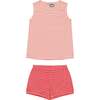 Remy Two Piece Tank + Bloomer Short Set, Orange - Mixed Apparel Set - 1 - thumbnail