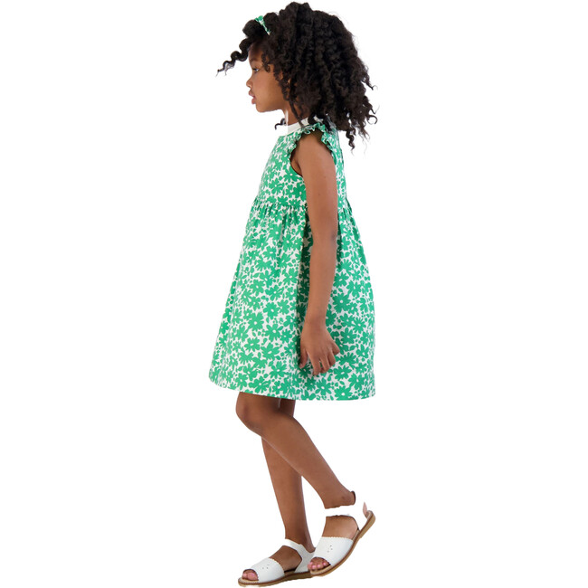 Riley Peter Pan Collar Dress, Green - Dresses - 2