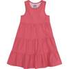 Parker Racerback Dress Red Mini, Stripes - Dresses - 1 - thumbnail