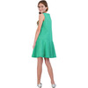 Pilar Peplum Hem Dress, Green - Dresses - 2