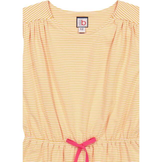 Lindsey Drawstring Dress, Yellow - Dresses - 2