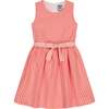 Emma Party Dress, Orange - Dresses - 1 - thumbnail