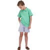 Boys Short Sleeve Polo, Green - Polo Shirts - 2