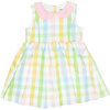 Vivienne Dress in Rainbow Gingham - Dresses - 1 - thumbnail