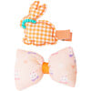 Bunny Hairclips, Orange - Hair Accessories - 1 - thumbnail