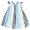Girls Stevie Dress, Ocean Stripe - Dresses - 1 - thumbnail