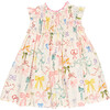 Girls Stevie Dress, Watercolor Bows - Dresses - 6