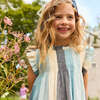 Girls Stevie Dress, Ocean Stripe - Dresses - 3