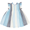 Girls Stevie Dress, Ocean Stripe - Dresses - 5
