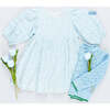 Girls Brooke Dress, Blue Tulips - Dresses - 6