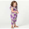 Baby Girls Jennifer Jumper, Purple Peonies - Rompers - 2