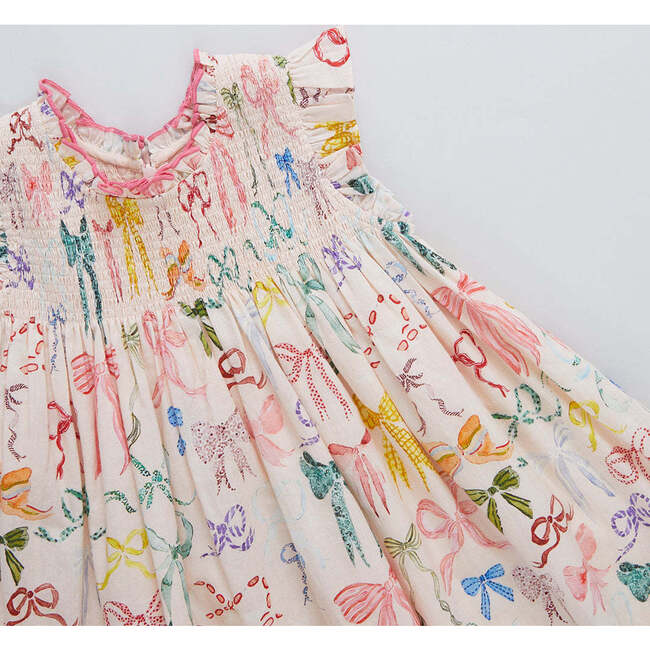Baby Girls Stevie Dress Set, Watercolor Bows - Dresses - 3