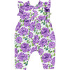 Baby Girls Jennifer Jumper, Purple Peonies - Rompers - 4