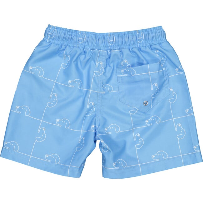 Puzzle Dog Classic Swim Shorts, Blue - Swim Trunks - 3