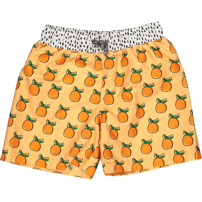 Oranges Print Classic Swim Shorts, Multicolors