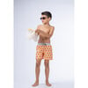 Oranges Print Classic Swim Shorts, Multicolors - Swim Trunks - 2