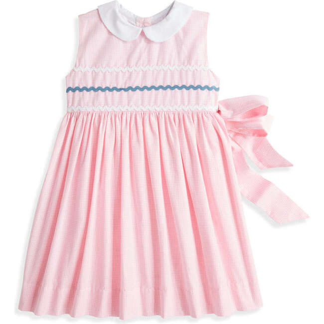 Peter Pan Sundress with Ric Rac, Blossom Gingham