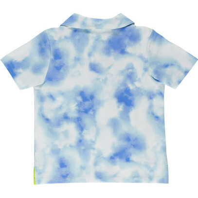 Harrison Polo, Blue Tie Dye - Polo Shirts - 2