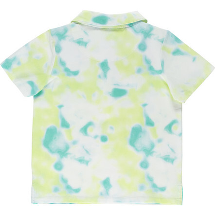 Harrison Polo, Lime Tie Dye - Polo Shirts - 2