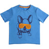 Damian Tee, Frenchy Dog Print - T-Shirts - 1 - thumbnail