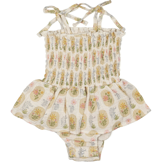 Smock Romper, Early Blooms