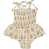 Smock Romper, Early Blooms - Rompers - 1 - thumbnail
