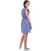 Izzy Drawstring Dress, Blue - Dresses - 2