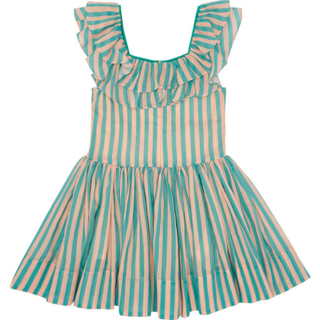 Postcard Dress, Just Peachy & The Pool Voile Stripe - Dresses - 3