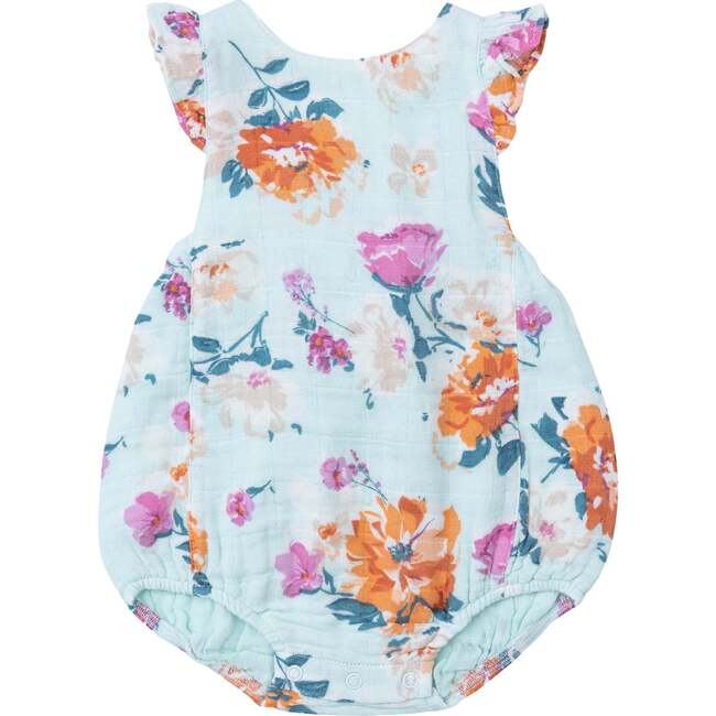 SOFT PETALS FLORAL SUNSUIT, Blue