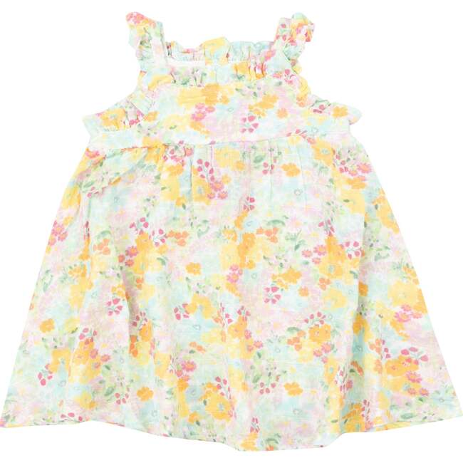 SPRING MEADOW PAPERBAG RUFFLE SUNDRESS WITH DC, Multi - Dresses - 3