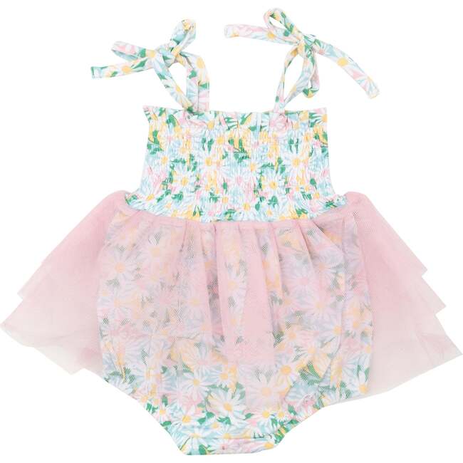 COLOR FILL DAISIES TUTU BUBBLE, Multi - Rompers - 2
