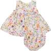 CHEERY MIX FLORAL KIMONO DRESS & BLOOMER, Multi - Dresses - 1 - thumbnail